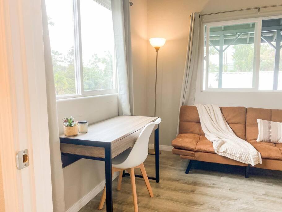 Hibiscus Hale, Full Kitchen, King Bed, Parking Apartment Keaau Екстериор снимка