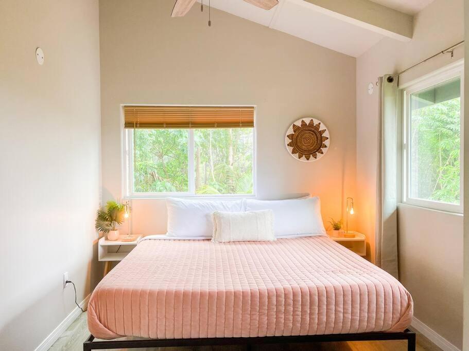 Hibiscus Hale, Full Kitchen, King Bed, Parking Apartment Keaau Екстериор снимка