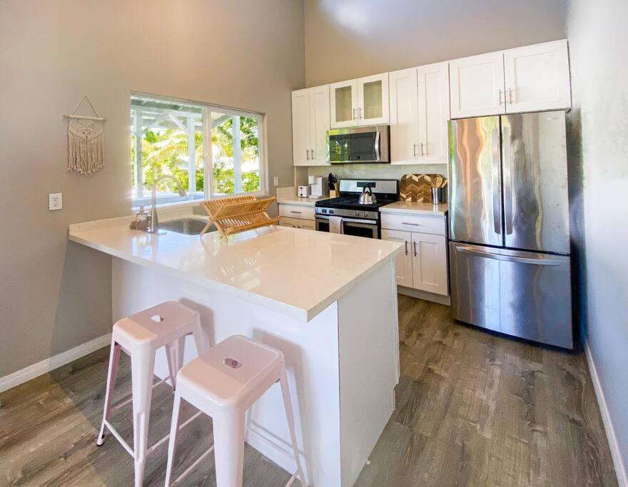Hibiscus Hale, Full Kitchen, King Bed, Parking Apartment Keaau Екстериор снимка